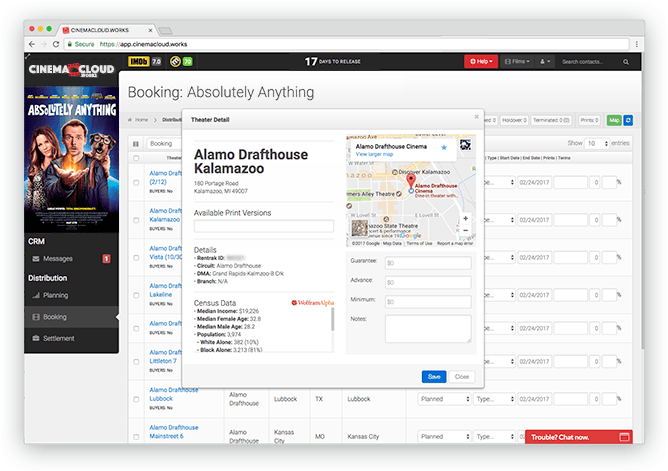 Deep Theater Insight Screenshot: Theatrical Intelligence: Deep Theater Insight